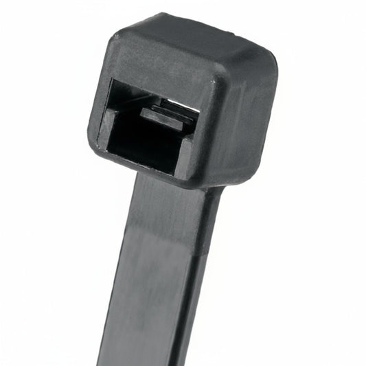 Panduit 8" 18lb. Black UV Heat Stabilized Pan-Ty® Locking Cable Ties 1000/bag Part # PLT2M-M30