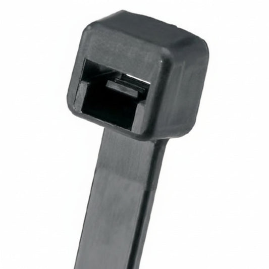Panduit 15" 40lb. Black UV Heat Stabilized Pan-Ty® Locking Cable Ties 100/bag Part # PLT4S-C20
