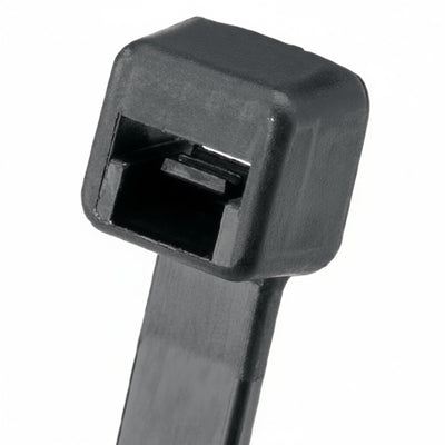 Panduit 15" 50lb. Black UV Heat Stabilized Pan-Ty® Locking Cable Ties 100/bag Part # PLT4S-C30