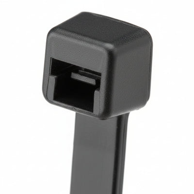 Panduit 18" 50lb. Black UV Weather Resistant Pan-Ty® Locking Cable Ties 1000/bag Part # PLT5S-M0