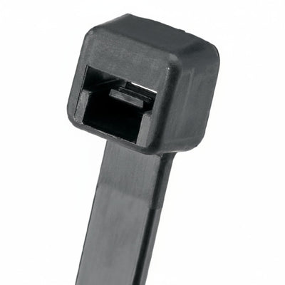 Panduit 14.5" 120lb. Black UV Weather Resistant Pan-Ty® Locking Cable Ties 250/bag Part # PLT4H-TL0