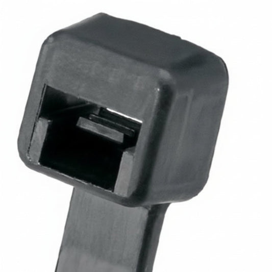 Panduit 15" 120lb. Black UV Weather Resistant Pan-Ty® Locking Cable Ties 250/bag Part # PLT4H-TL00