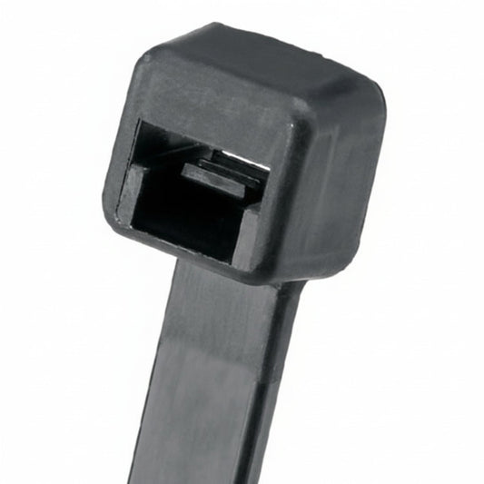 Panduit 15" 40lb. Black UV Heat Stabilized Pan-Ty® Locking Cable Ties 1000/bag Part # PLT4I-M30