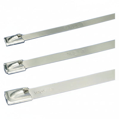 Panduit 14" 450lb Pan-Steel 316 Stainless Steel Cable Ties 50/bag Part #MLT4H-LP316