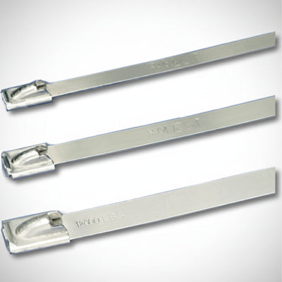 Panduit 14" 450lb Pan-Steel 304 Stainless Steel Cable Ties 50/bag Part #MLT4H-LP