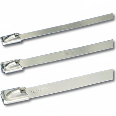 Panduit 12" 600lb Pan-Steel 304 Stainless Steel Cable Ties 50/bag Part #MLT2EH-LP