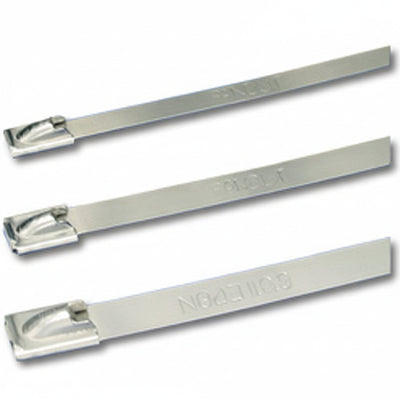 Panduit  14" 200lb  Pan-Steel 316 Stainless Steel Cable Ties 100/bag Part #MLT4S-CP316