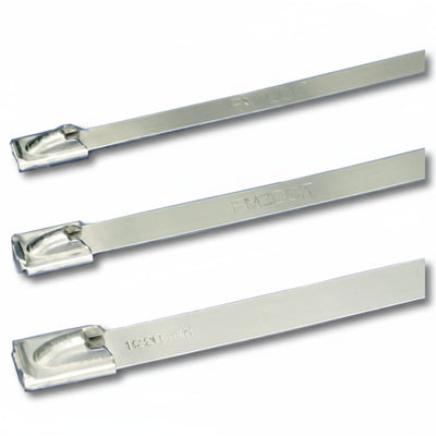 Panduit 17" 900lb  Pan-Steel 304 Stainless Steel Cable Ties 50/bag Part #MLT4SH-LP