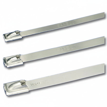 Panduit 21" 450lb Pan-Steel 304 Stainless Steel Cable Ties 50/bag Part #MLT6H-LP