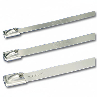 Panduit 21" 450lb Pan-Steel 304 Stainless Steel Cable Ties 50/bag Part #MLT6H-LP