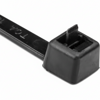 14" 50lb Black Pawl Releasable Cable Ties 100/bag Part #RT14-50-0C-.19