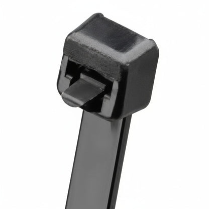 8" 50lb Black Pawl Releasable Cable Tiess 100/bag Part #RT8-50-0C-.19
