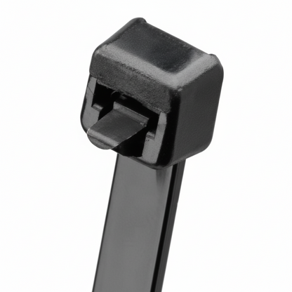 14" 50lb Black Pawl Releasable Cable Ties 100/bag Part #RT14-50-0C-.19