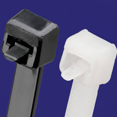 8" 50lb Black Pawl Releasable Cable Tiess 100/bag Part #RT8-50-0C-.19