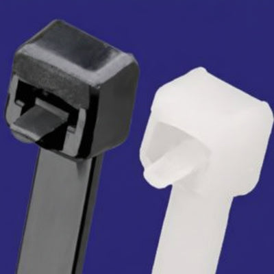 8" 50lb Black Pawl Releasable Cable Ties 1,000/bag Part #RT8-50-0M-.19