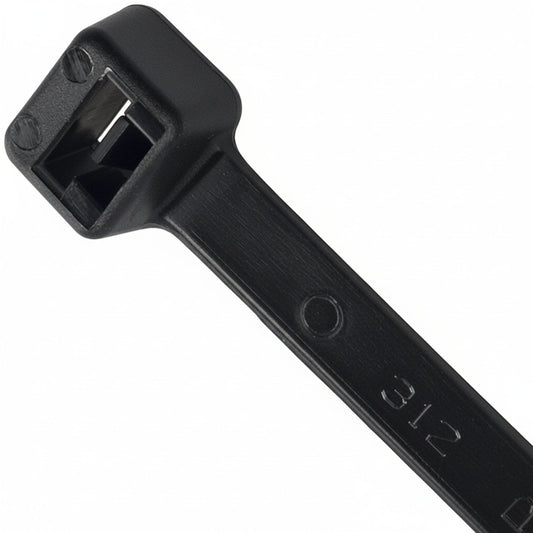 Panduit 6" 18lb. Black UV Weather Resistant Pan-Ty® Locking Cable Ties 100/bag Part # PLT1.5M-C0