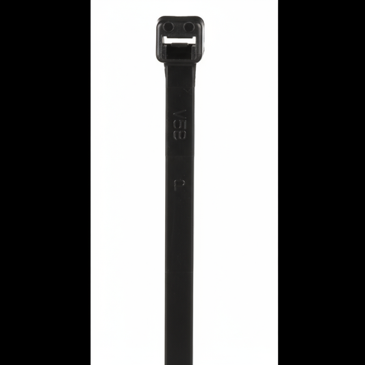 Panduit 7" 50lb. Black UV Nylon 12 Pan-Ty® Locking Cable Ties 1000/bag Part # PLT2S-M120