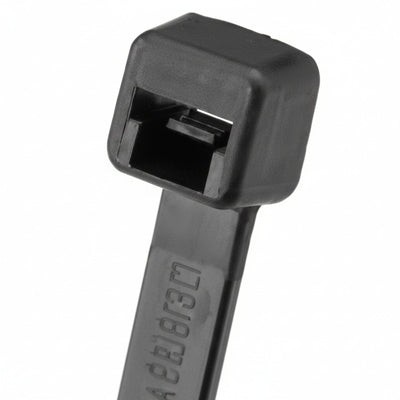 Panduit 3.9" 11lb Black Weather Resistant Pan-Ty® Polypropylene Cable Ties 1,000/bag Part #PLT1M-M100
