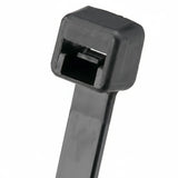 Panduit 7.4" 30lb Black Weather Resistant Pan-Ty® Polypropylene Cable Ties 1,000/bag Part #PLT2S-M100