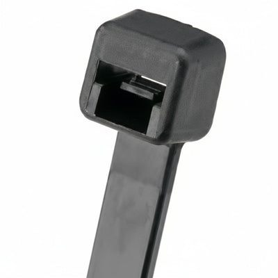 Panduit 7.4" 30lb Black Weather Resistant Pan-Ty® Polypropylene Cable Ties 1,000/bag Part #PLT2S-M100