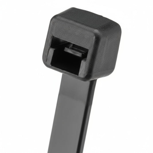 Panduit 14.5" 30lb Black Weather Resistant Pan-Ty® Polypropylene Cable Ties 1,000/bag Part #PLT4S-M100