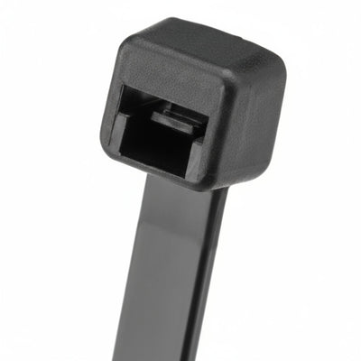 Panduit 14.5" 30lb Black Weather Resistant Pan-Ty® Polypropylene Cable Ties 1,000/bag Part #PLT4S-M100