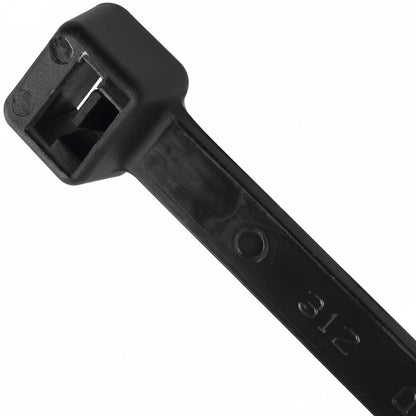 Panduit 8.1" 50lb Black Weather Resistant Pan-Ty® Polypropylene Cable Ties 250/bag Part #PLT2H-TL100