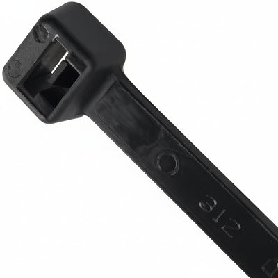 Panduit 8.1" 50lb Black Weather Resistant Pan-Ty® Polypropylene Cable Ties 250/bag Part #PLT2H-TL100