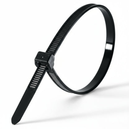 Panduit 8.1" 50lb Black Weather Resistant Pan-Ty® Polypropylene Cable Ties 250/bag Part #PLT2H-TL100
