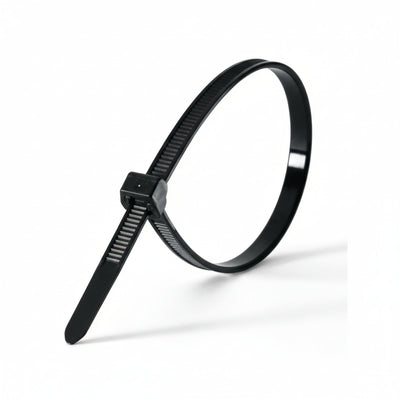 Panduit 5.6" 18lb Black Weather Resistant Pan-Ty® Polypropylene Cable Ties 1,000/bag Part #PLT1.5I-M100
