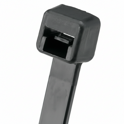 4" 10lb UV Black Polypropylene Cable Ties 100/bag Part #PP4-10-0C