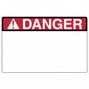 HellermannTyton 596-00424 Pre-Printed Header Label, DANGER, 3.0" x 2.0", PET, Red, 250/roll