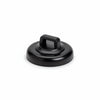 Magnetic Cable Tie Mount, Large, 0.91" Dia, Neodymium Magnet/POM/ST, 15lb Pull Force, Black, 100/bg