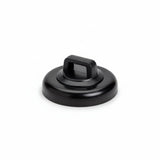Magnetic Cable Tie Mount, Large, 0.91" Dia, Neodymium Magnet/POM/ST, 15lb Pull Force, Black, 100/bg
