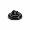 Magnetic Cable Tie Mount, Large, 0.91" Dia, Neodymium Magnet/POM/ST, 15lb Pull Force, Black, 10/bg