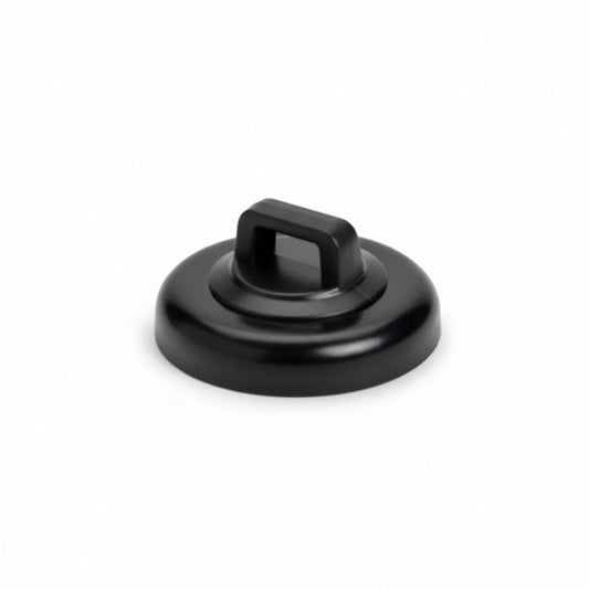 Magnetic Cable Tie Mount, Large, 0.91" Dia, Neodymium Magnet/POM/ST, 15lb Pull Force, Black, 10/bg