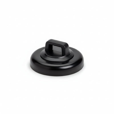 Magnetic Cable Tie Mount, Large, 0.91" Dia, Neodymium Magnet/POM/ST, 15lb Pull Force, Black, 100/bg