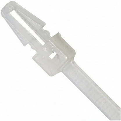 6" 40lb Natural Push Mount Cable Ties 100/bag Part #PM6-40-9C-NW