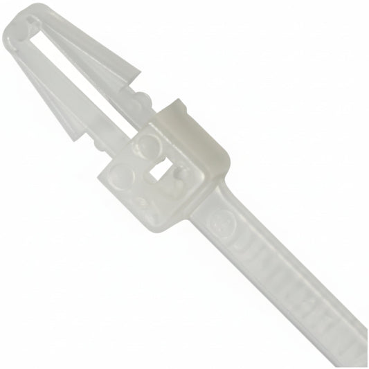 6" 40lb Natural Push Mount Cable Ties 100/bag Part #PM6-40-9M NW