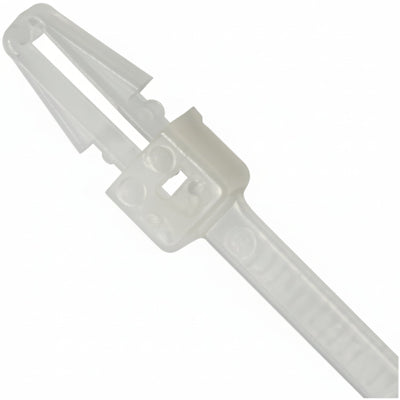 6" 40lb Natural Push Mount Cable Ties 100/bag Part #PM6-40-9M NW