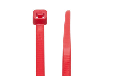 6" 40lb Red Cable Ties 100/bag Part # C6-40-Red 1
