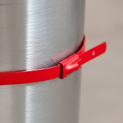 Red Polyester Coated 316 Stainless Steel Cable Ties