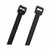 4" UV Black 18lbs Metal Tooth Cable Ties 100/bag Part #MT4-18-0C