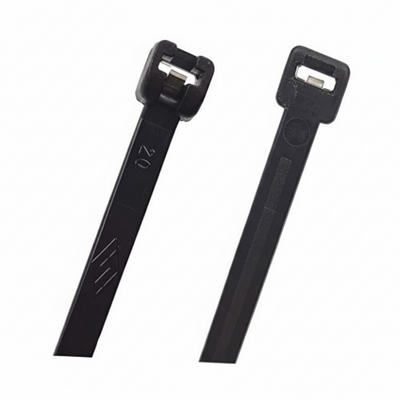4" UV Black 18lbs Metal Tooth Cable Ties 100/bag Part #MT4-18-0C