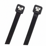 14" UV Black 50lbs Metal Tooth Cable Ties 100/bag Part #MT14-50-0M