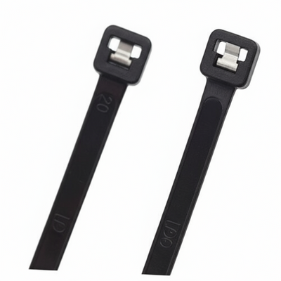 14" UV Black 50lbs Metal Tooth Cable Ties 100/bag Part #MT14-50-0M
