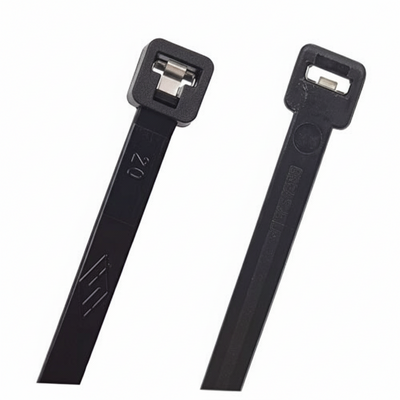 11" UV Black 50lbs Metal Tooth Cable Ties 100/bags MT11-50-0C