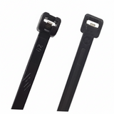 11" UV Black 50lbs Metal Tooth Cable Ties 1,000/bag Part# MT11-50-0M