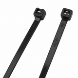 4" UV Black 18lbs Metal Tooth Cable Ties 1000/bag Part #MT4-18-0M