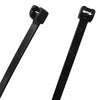 7.5" UV Black 50lbs Metal Tooth Cable Ties 100/bag Part #MT7.5-50-0C